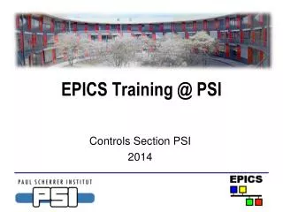 epics training @ psi