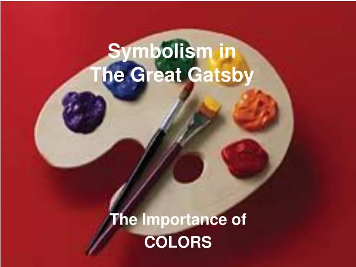 symbolism in the great gatsby