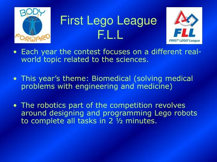first lego league f l l
