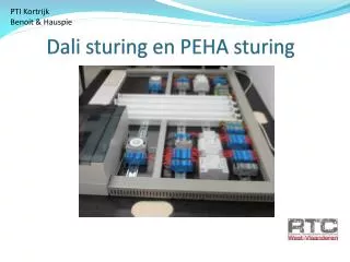 Dali sturing en PEHA sturing