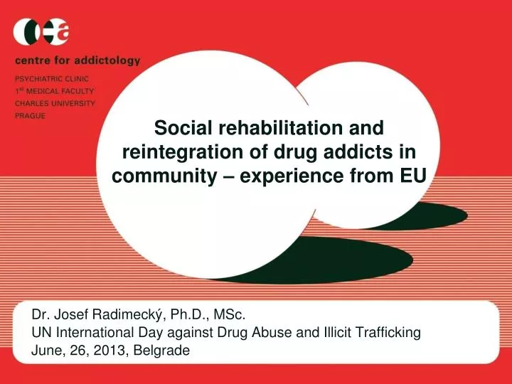 social rehabilitation and reintegration of drug addicts in community experience from eu