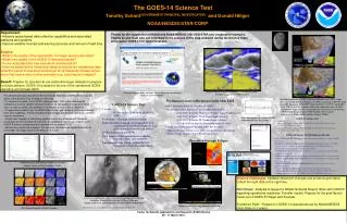 The GOES-14 Science Test