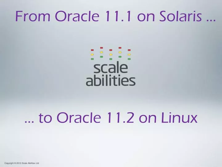 to oracle 11 2 on linux