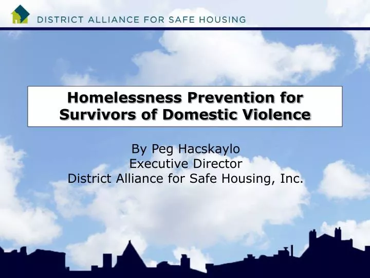 homelessness prevention for survivors of domestic violence