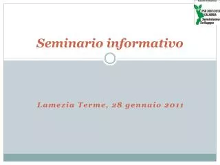 seminario informativo