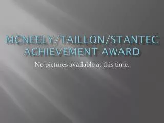 mcneely taillon stantec achievement award