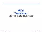 MOS Transistor - slide 1
