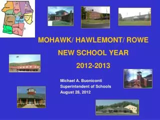 MOHAWK/ HAWLEMONT/ ROWE NEW SCHOOL YEAR 2012-2013