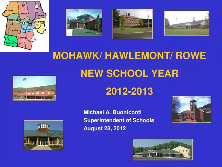 mohawk hawlemont rowe new school year 2012 2013