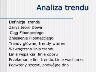 analiza trendu