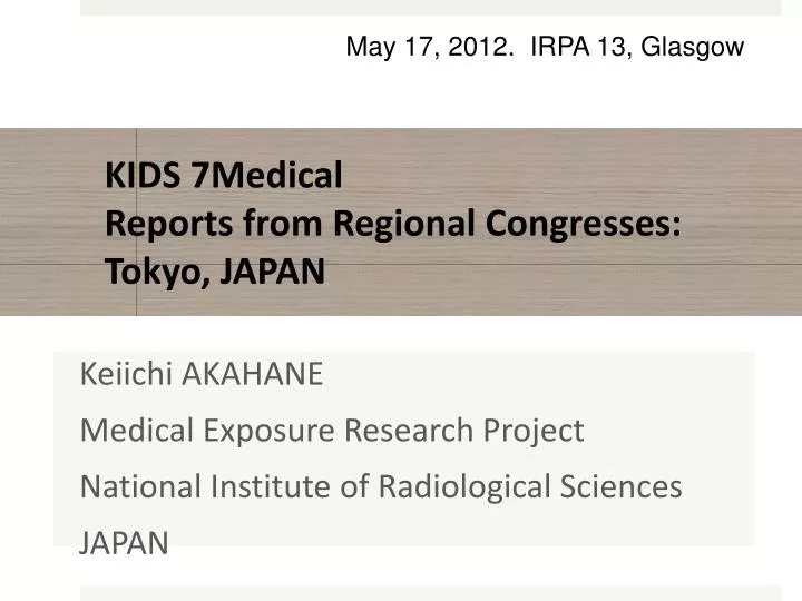 kids 7medical reports from regional congresses tokyo japan