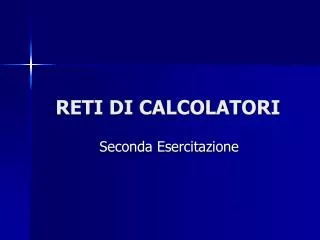 reti di calcolatori