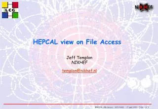 HEPCAL view on File Access