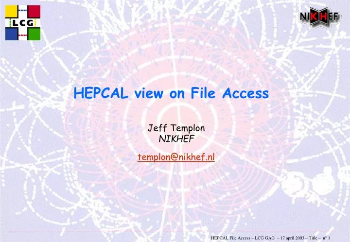 hepcal view on file access