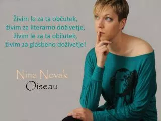 nina novak oiseau