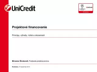 projektov financovanie
