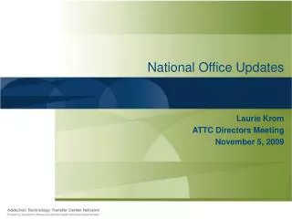 National Office Updates
