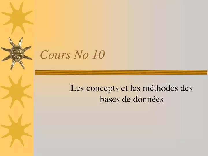 cours no 10