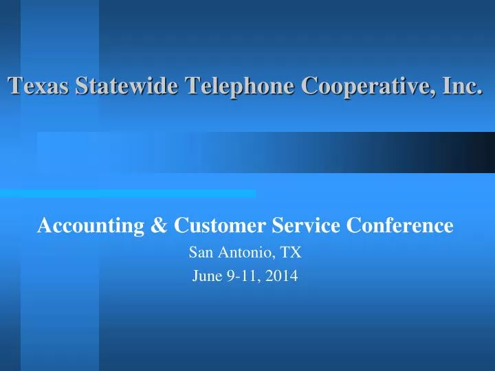 texas statewide telephone cooperative inc