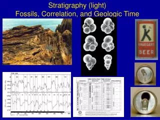 Stratigraphy (light) Fossils, Correlation, and Geologic Time