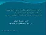 Impact of DSEK on Topography and Axial Length: Analyzing Refractive Error Changes - slide 1