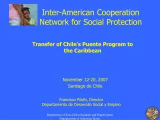 Inter-American Cooperation Network for Social Protection