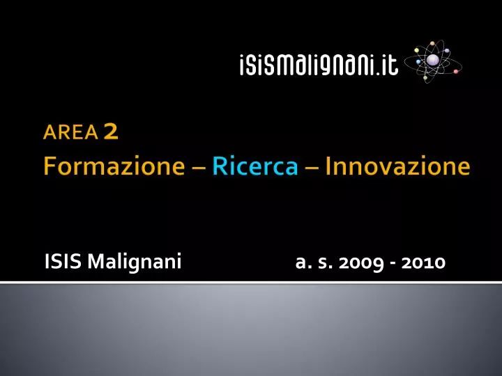 isis malignani a s 2009 2010