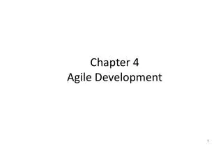 Chapter 4 Agile Development