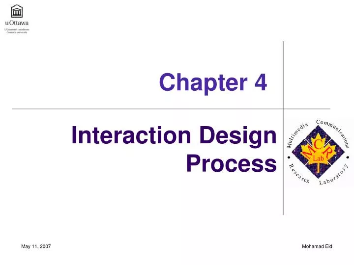 interaction design process