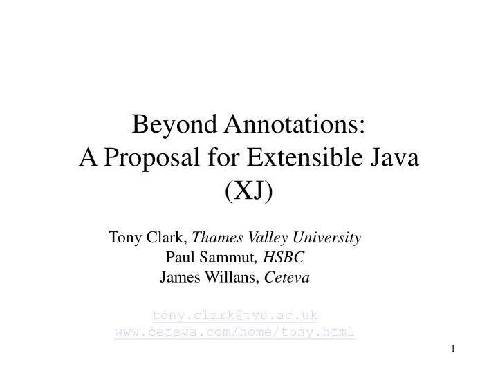 beyond annotations a proposal for extensible java xj