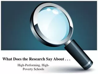 What Does the Research Say About . . .
