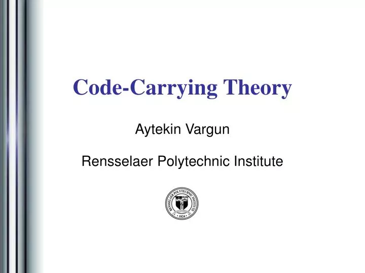 code carrying theory
