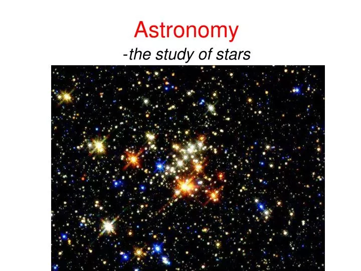 astronomy