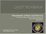 LAYOFF WORKSHOP - slide 1
