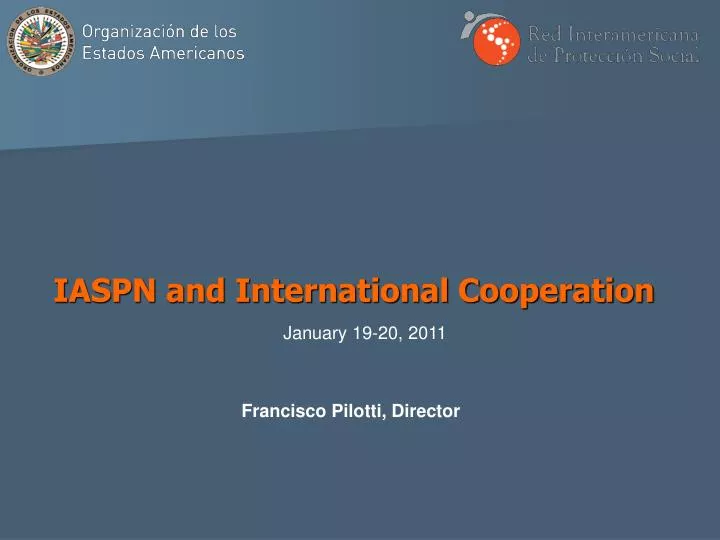 iaspn and international cooperation