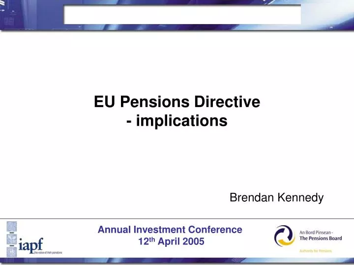 eu pensions directive implications