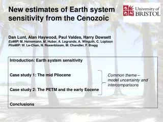 New estimates of Earth system sensitivity from the Cenozoic