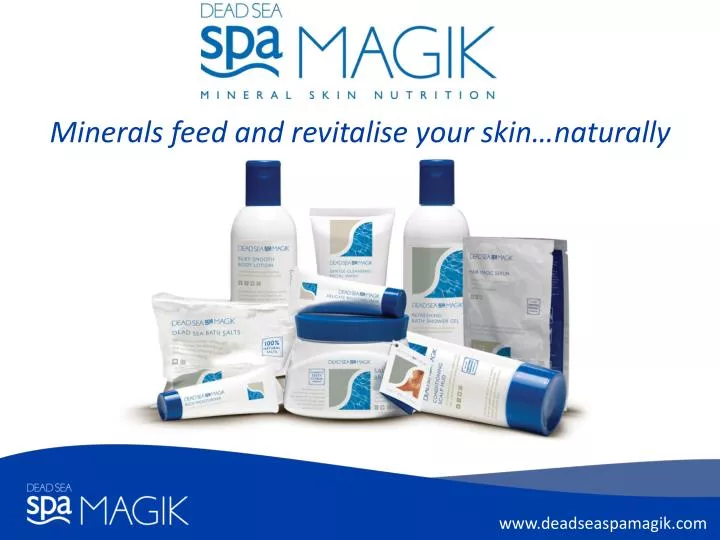 minerals feed and revitalise your skin naturally