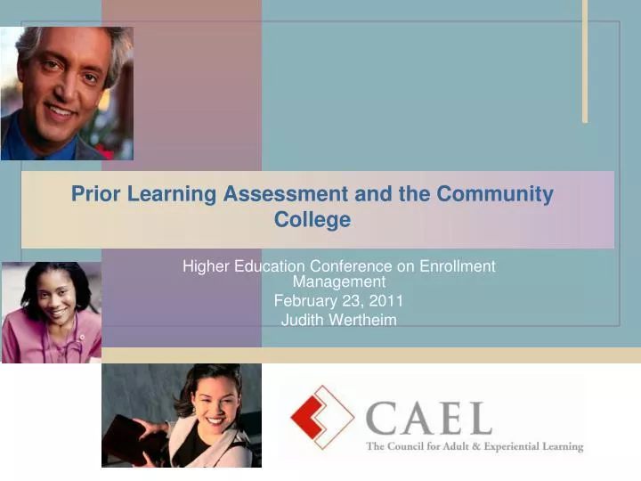 prior learning assessment and the community college