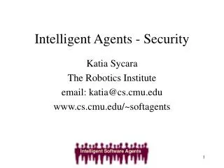 Intelligent Agents - Security