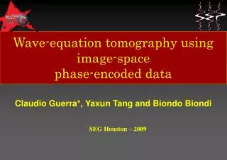 Wave-equation tomography using image-space phase-encoded data