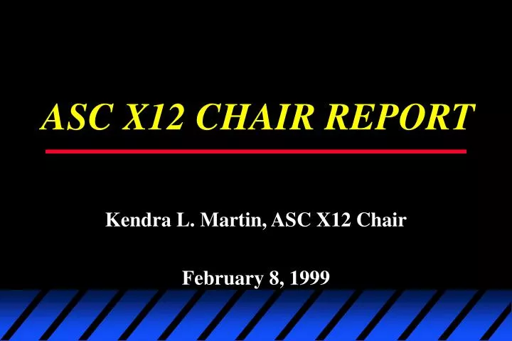asc x12 chair report