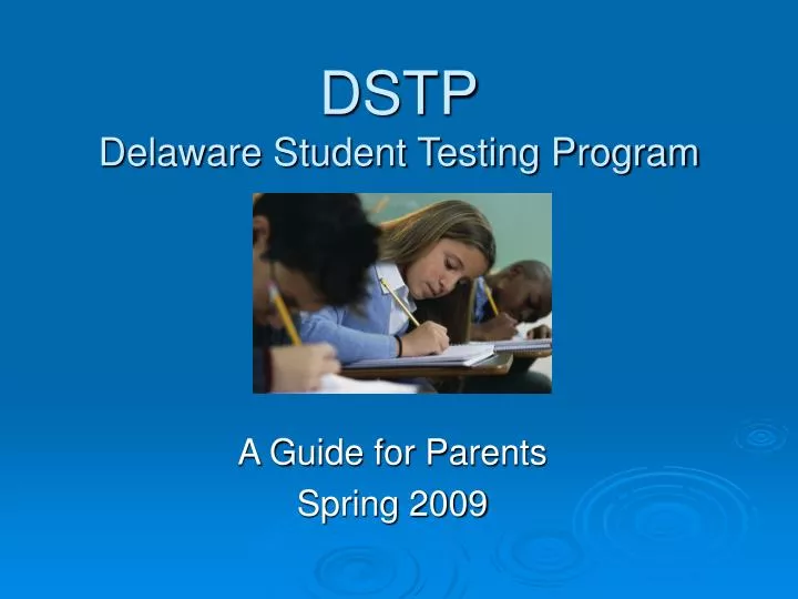 dstp delaware student testing program