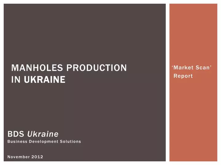bds ukraine business development solutions november 2012