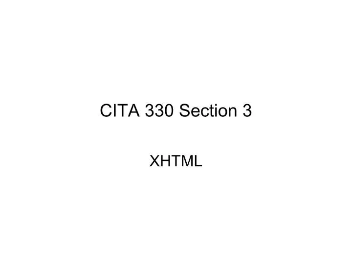 cita 330 section 3