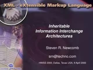 Inheritable Information Interchange Architectures