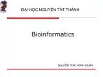 Bioinformatics - slide 1