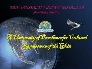 DEV SANSKRITI VISHWAVIDYALAYA Shantikunj, Hardwar