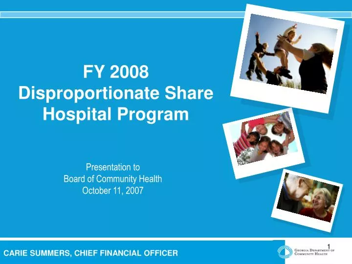 fy 2008 disproportionate share hospital program