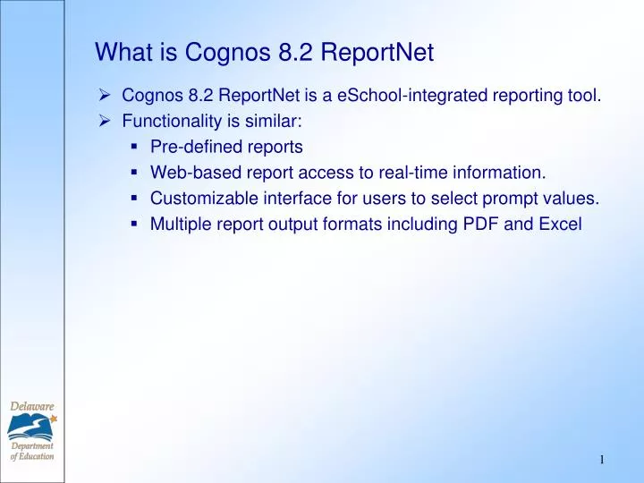 what is cognos 8 2 reportnet